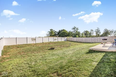 Yard at 6594 W Whispering Way, Greenfield, IN