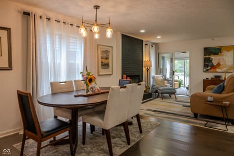 Dining room at 7032 Steinmeier Drive, Indianapolis, IN