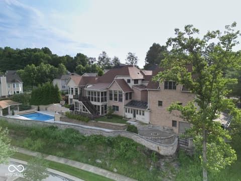 Aerial view at 1817 E Cheyanne Lane, Bloomington, IN