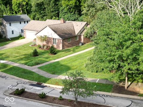 Aerial view at 1817 E Cheyanne Lane, Bloomington, IN
