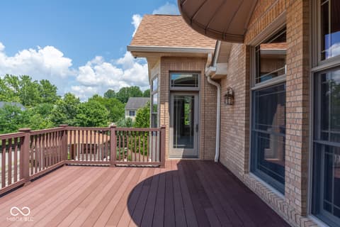 Outdoor living area at 1817 E Cheyanne Lane, Bloomington, IN