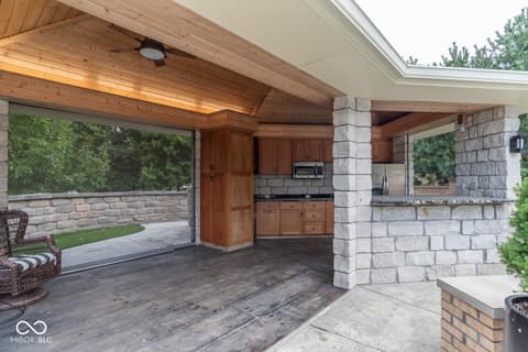 Outdoor living area at 1817 E Cheyanne Lane, Bloomington, IN