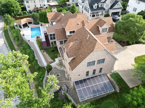 Aerial view at 1817 E Cheyanne Lane, Bloomington, IN