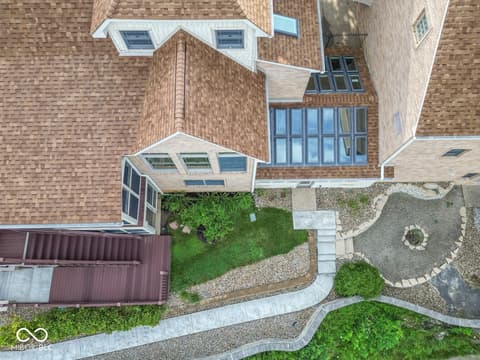 Aerial view at 1817 E Cheyanne Lane, Bloomington, IN