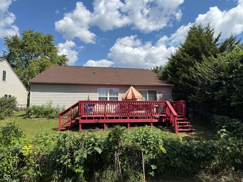 Backyard at 1635 Remington Court, Indianapolis, IN