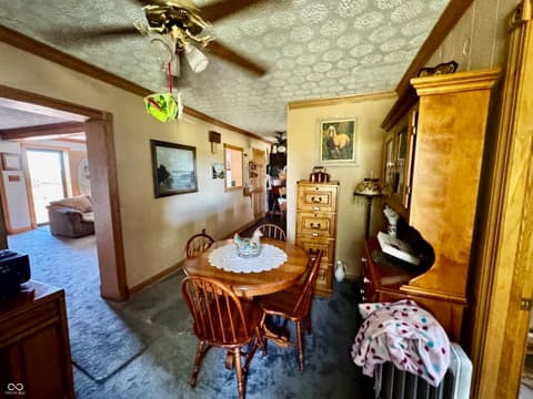 Dining room at 4517 E County Road 400 S, New Castle, IN