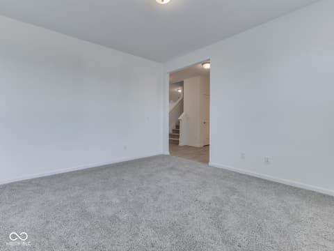 Family room at 2110 Covey Drive, Danville, IN