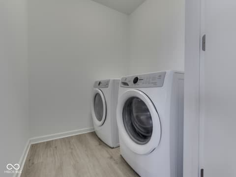Laundry room at 2110 Covey Drive, Danville, IN