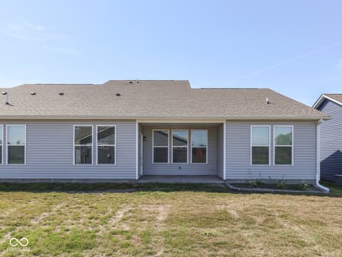 Backyard at 2110 Covey Drive, Danville, IN