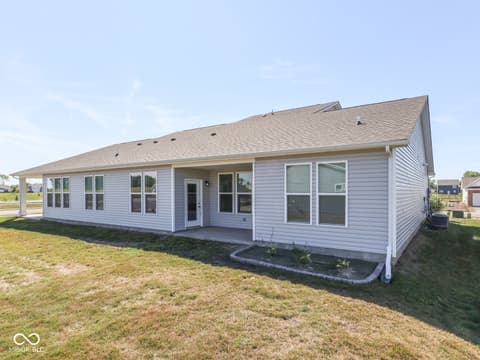Backyard at 2110 Covey Drive, Danville, IN