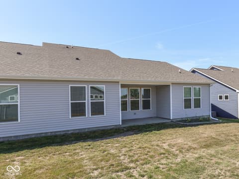Backyard at 2110 Covey Drive, Danville, IN