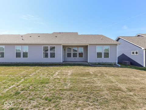 Backyard at 2110 Covey Drive, Danville, IN