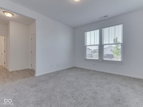 Family room at 2110 Covey Drive, Danville, IN