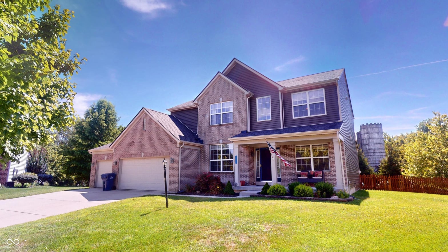 Front exterior at 7448 Wythe Drive, Noblesville, IN