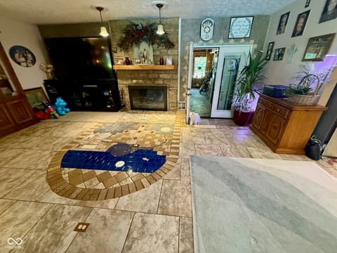 Living room at 2500 S Edgewood Cove, Martinsville, IN