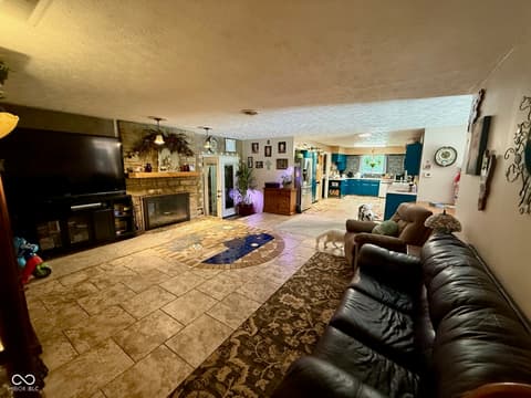 Living room at 2500 S Edgewood Cove, Martinsville, IN