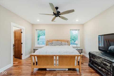 Primary bedroom at 2306 E 12th Street, Indianapolis, IN