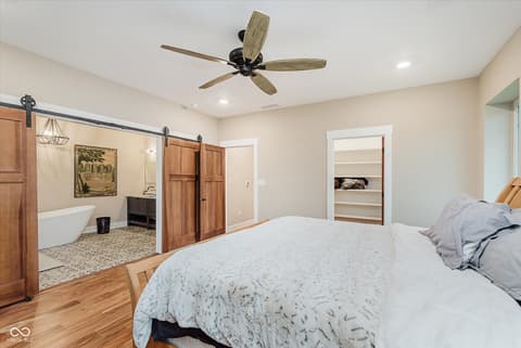 Primary bedroom at 2306 E 12th Street, Indianapolis, IN