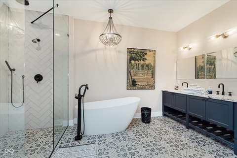 Primary bathroom at 2306 E 12th Street, Indianapolis, IN