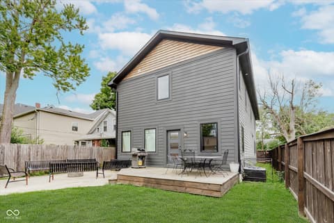 Backyard at 2306 E 12th Street, Indianapolis, IN