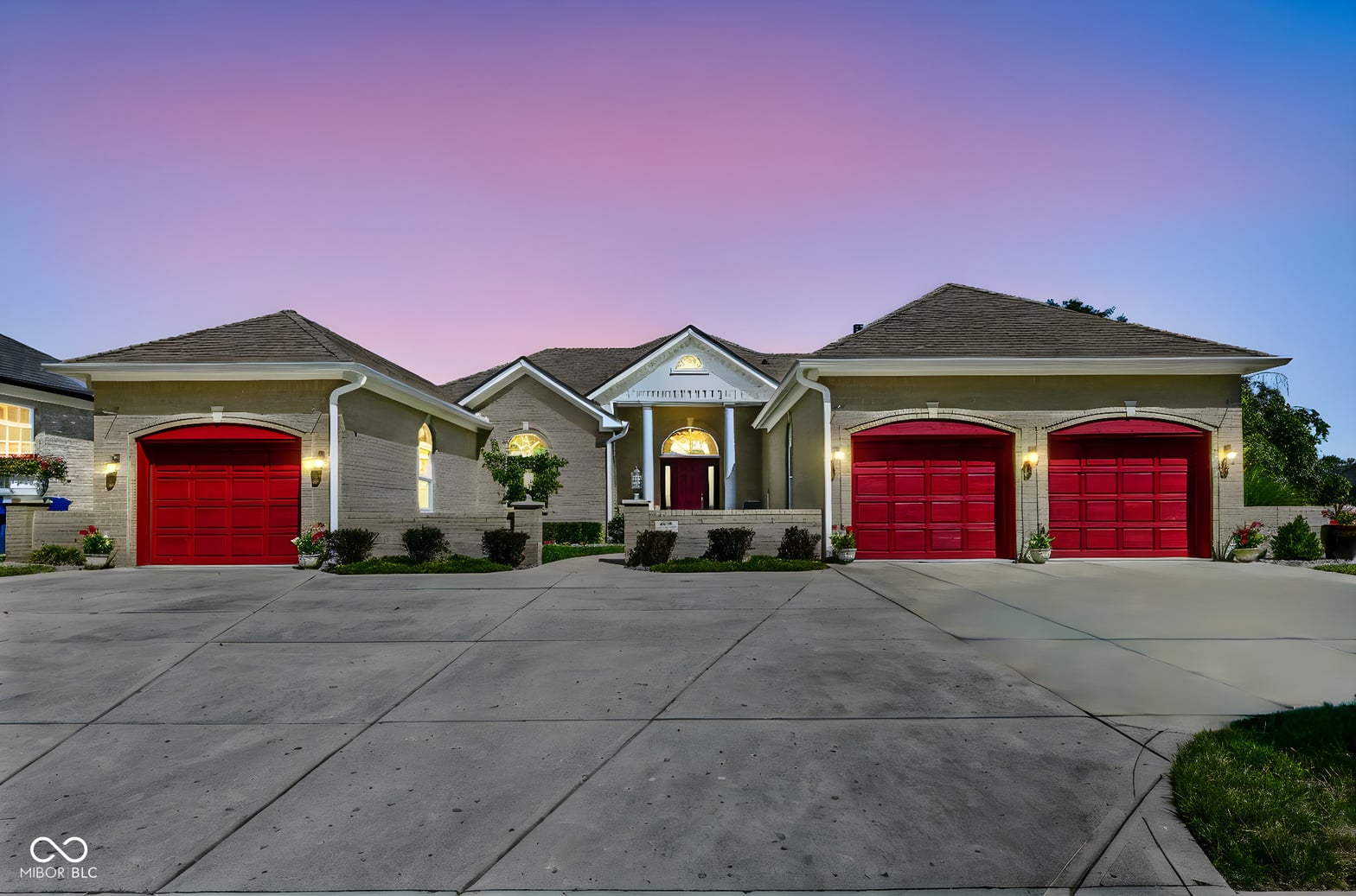 Front exterior at 6816 Carters Grove Drive, Noblesville, IN