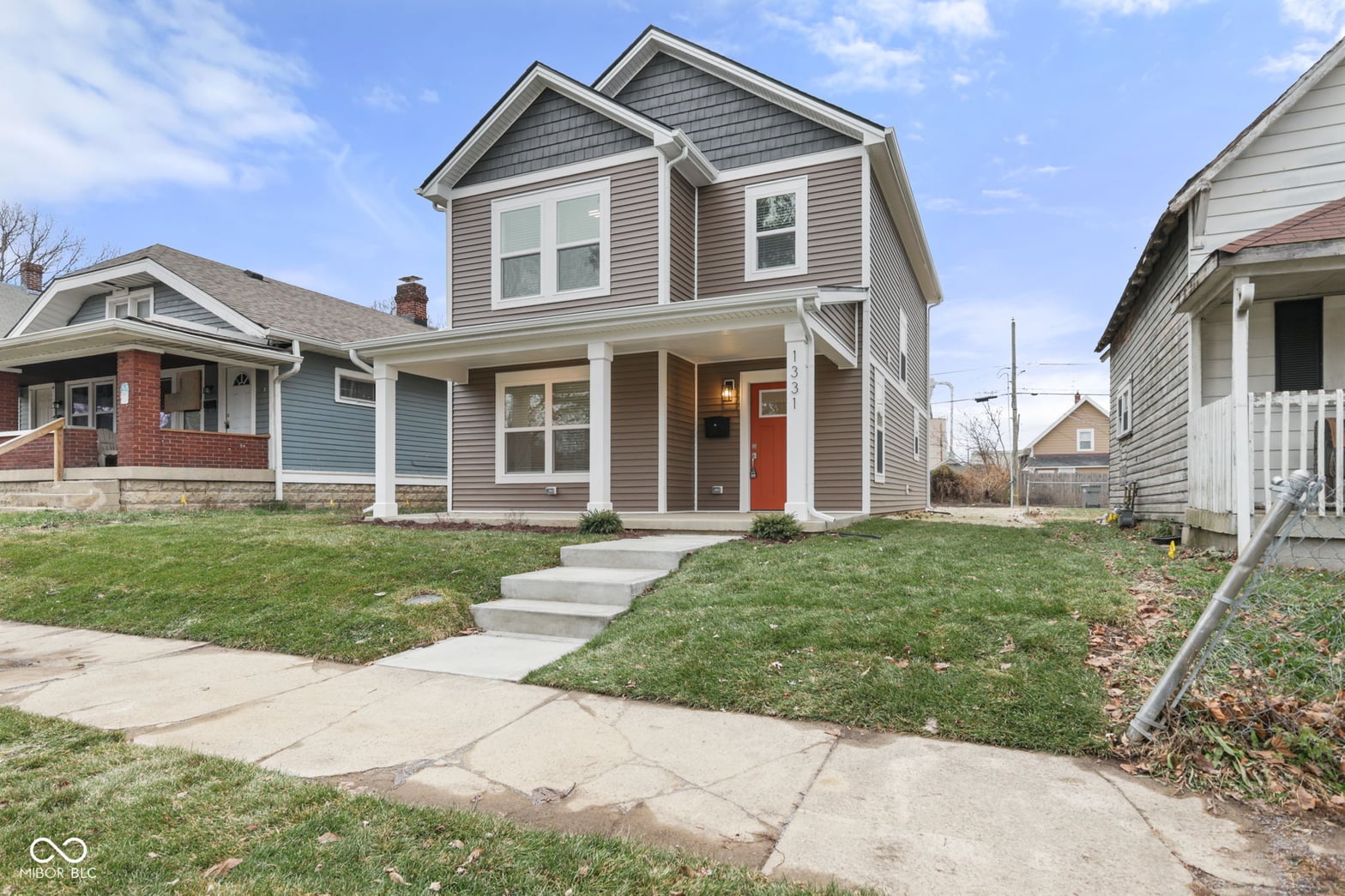 Front exterior at 1331 N Ewing Street, Indianapolis, IN