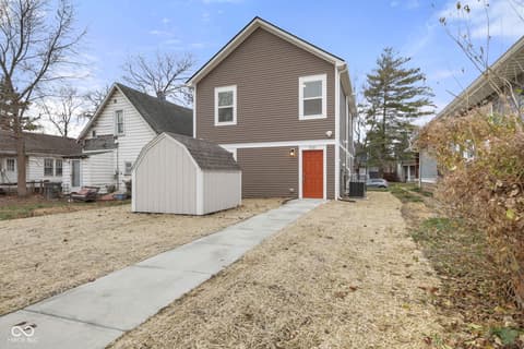 Backyard at 1331 N Ewing Street, Indianapolis, IN