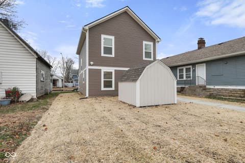 Backyard at 1331 N Ewing Street, Indianapolis, IN