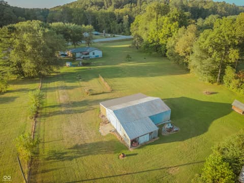 Aerial view at 5427 State Road 46 East E, Nashville, IN