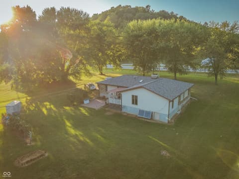 Aerial view at 5427 State Road 46 East E, Nashville, IN