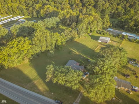 Aerial view at 5427 State Road 46 East E, Nashville, IN