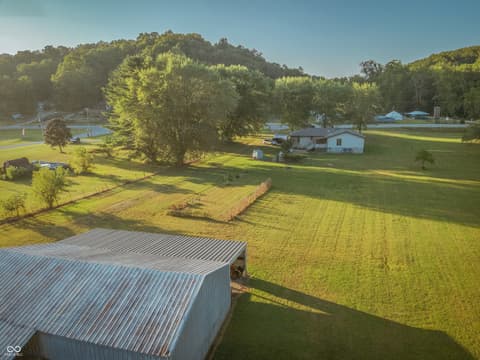 Aerial view at 5427 State Road 46 East E, Nashville, IN