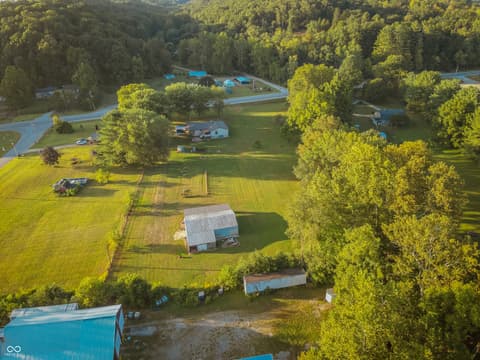 Aerial view at 5427 State Road 46 East E, Nashville, IN