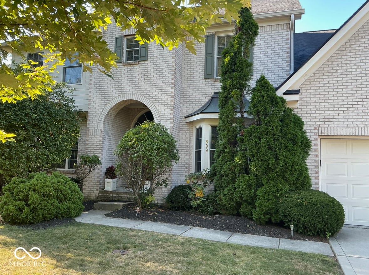Front exterior at 809 Stockbridge Drive, Westfield, IN