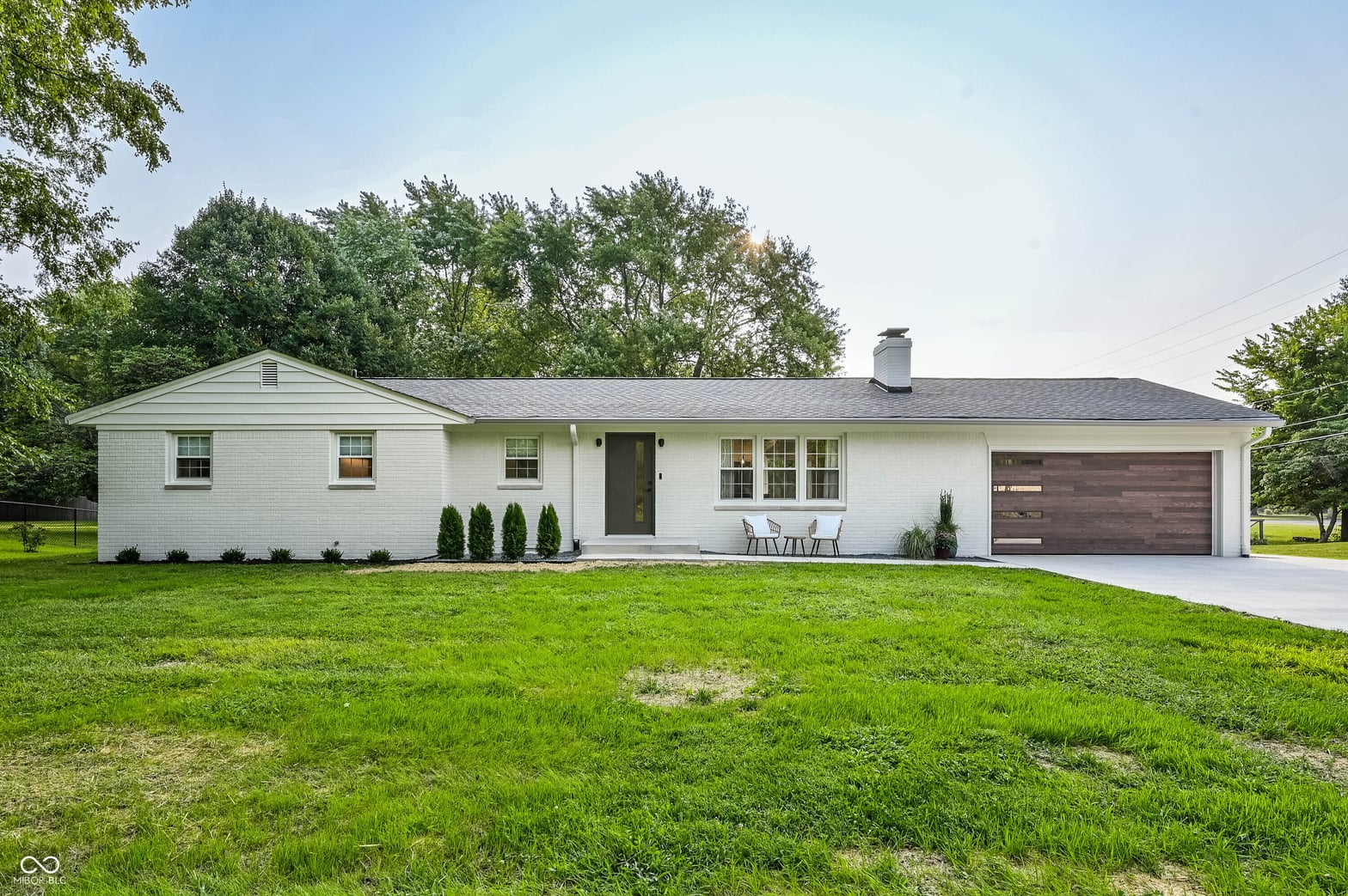 Front exterior at 9841 Haverstick Road, Carmel, IN