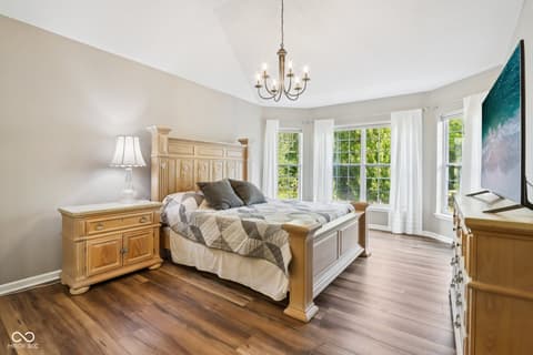 Primary bedroom at 4862 Waterhaven Drive, Noblesville, IN