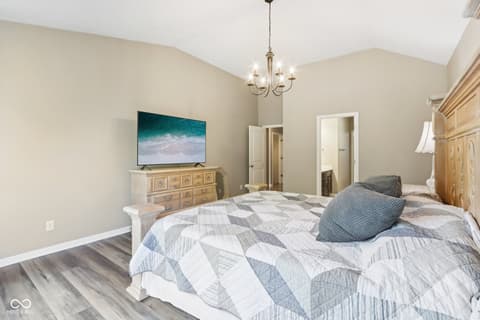 Primary bedroom at 4862 Waterhaven Drive, Noblesville, IN