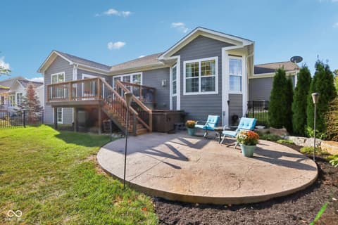 Backyard at 4862 Waterhaven Drive, Noblesville, IN