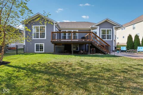 Backyard at 4862 Waterhaven Drive, Noblesville, IN
