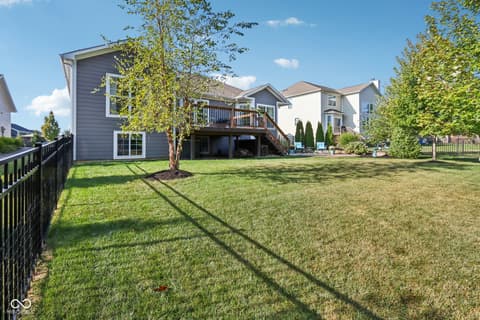 Backyard at 4862 Waterhaven Drive, Noblesville, IN