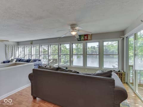 Living room at 7372 Trout Drive, Nineveh, IN