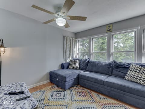 Living room at 7372 Trout Drive, Nineveh, IN
