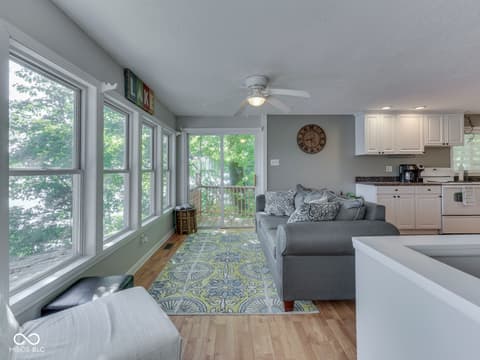 Living room at 7372 Trout Drive, Nineveh, IN