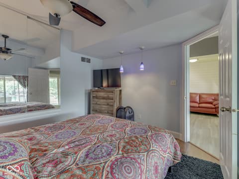 Primary bedroom at 7372 Trout Drive, Nineveh, IN
