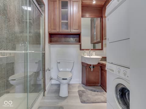 Primary bathroom at 7372 Trout Drive, Nineveh, IN