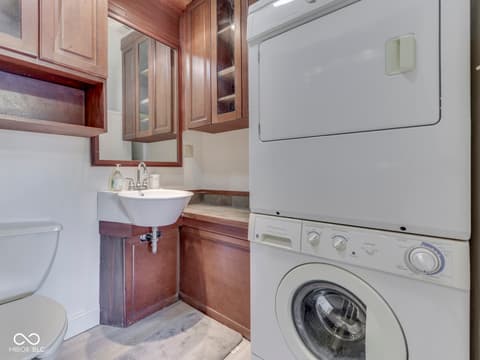 Laundry room at 7372 Trout Drive, Nineveh, IN