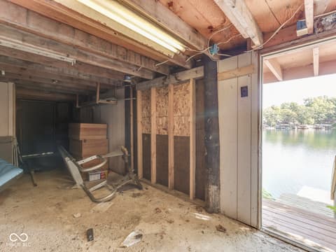 Basement at 7372 Trout Drive, Nineveh, IN