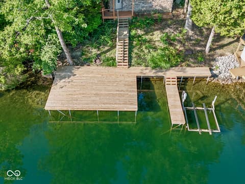 Dock — 7372 Trout Drive, Nineveh, IN