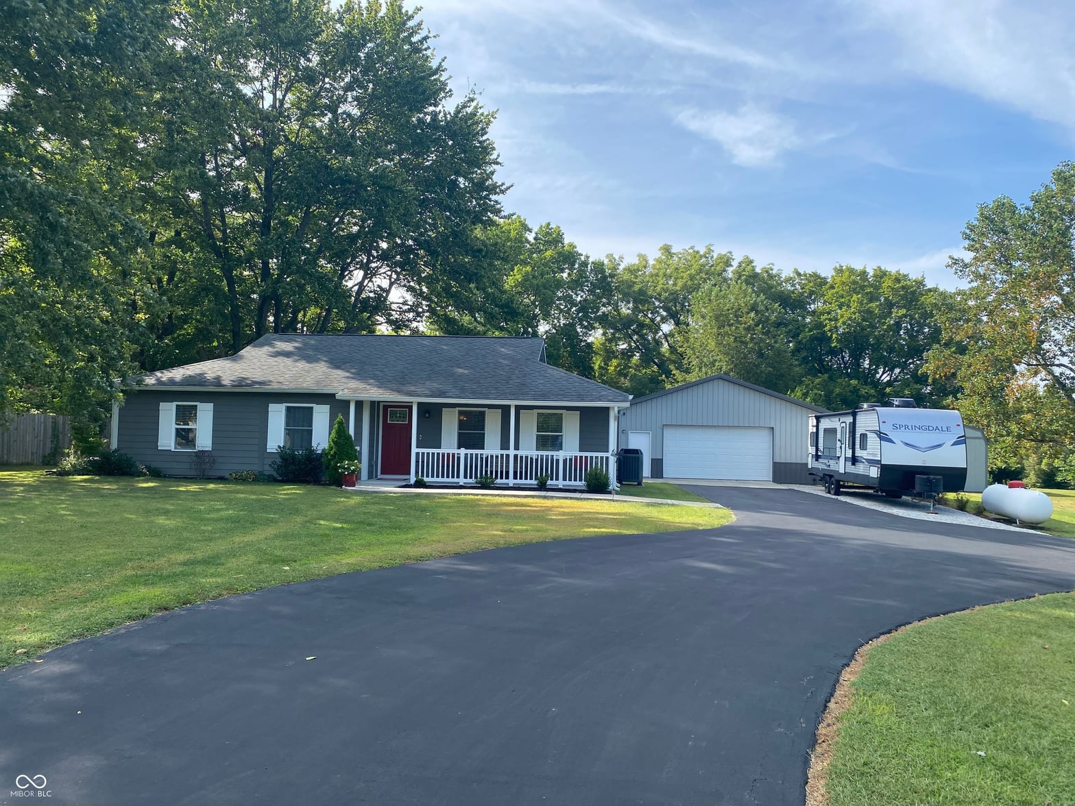Front exterior at 16429 E 191st Street, Noblesville, IN