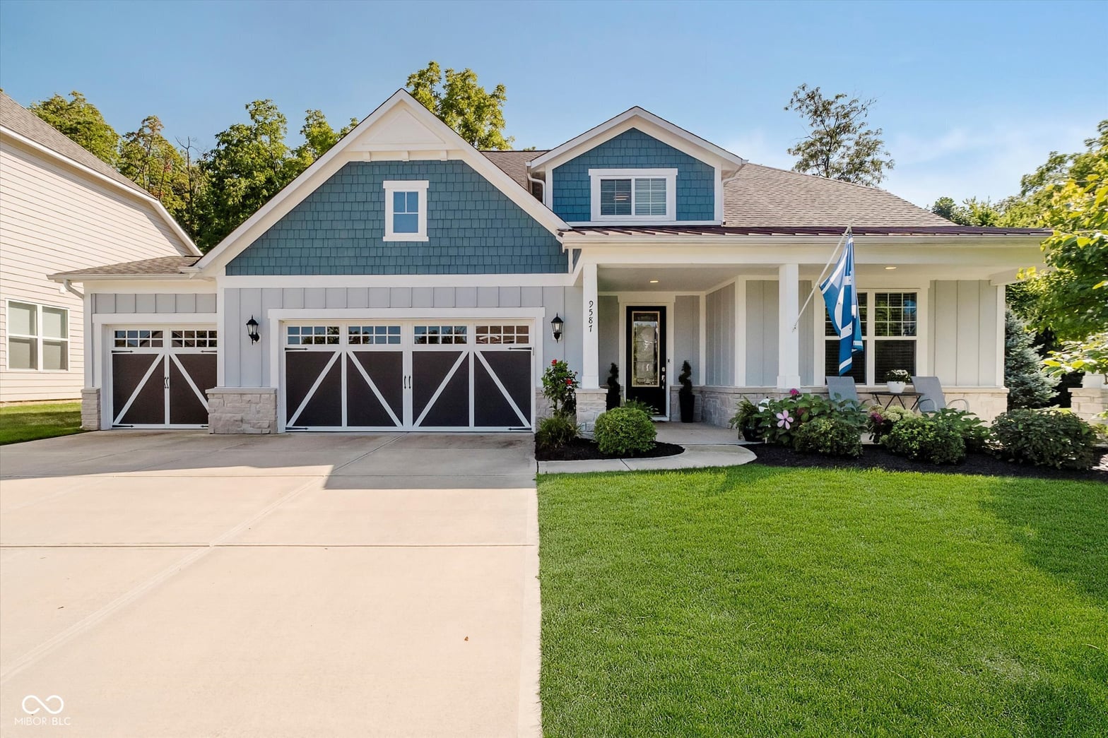 Front exterior at 9587 Summerton Drive, Fishers, IN